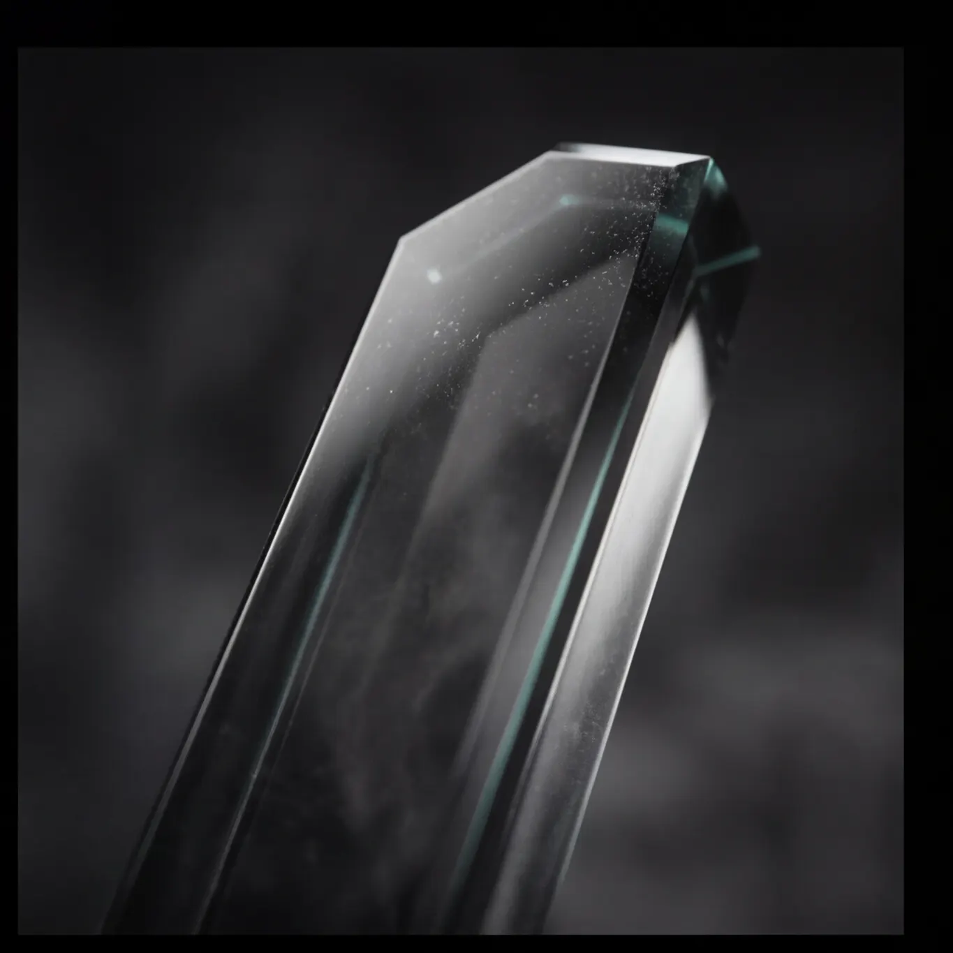 Glass prism surface for secure cloud intake discussion